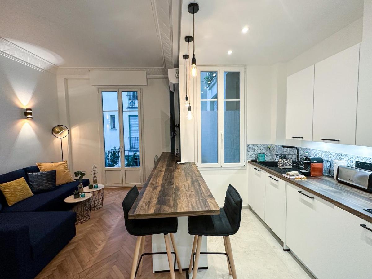 Clemenceau - Appartement Central, Calme, Cosy, Moderne Nice Eksteriør bilde